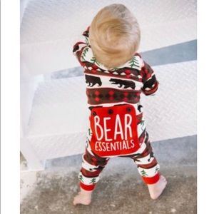 Christmas baby flapjack Pajama- 18months